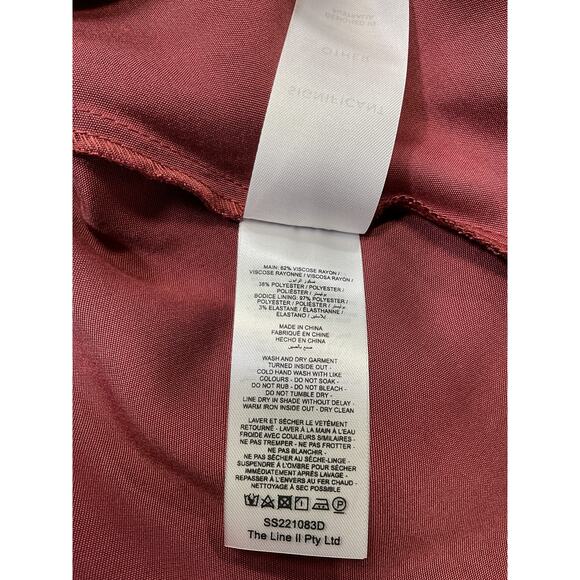Significant Other 'Amal' Brown One Shoulder Satin Dress Size 4 - NWT - Picture 5 of 5